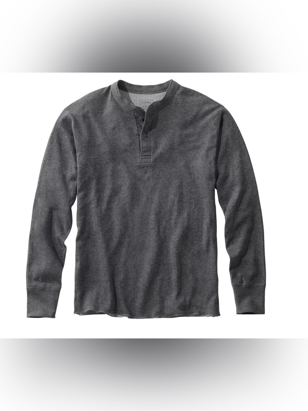 L.L. Bean Men's Two-Layer River Driver's Shirt Traditional Fit Henley Large